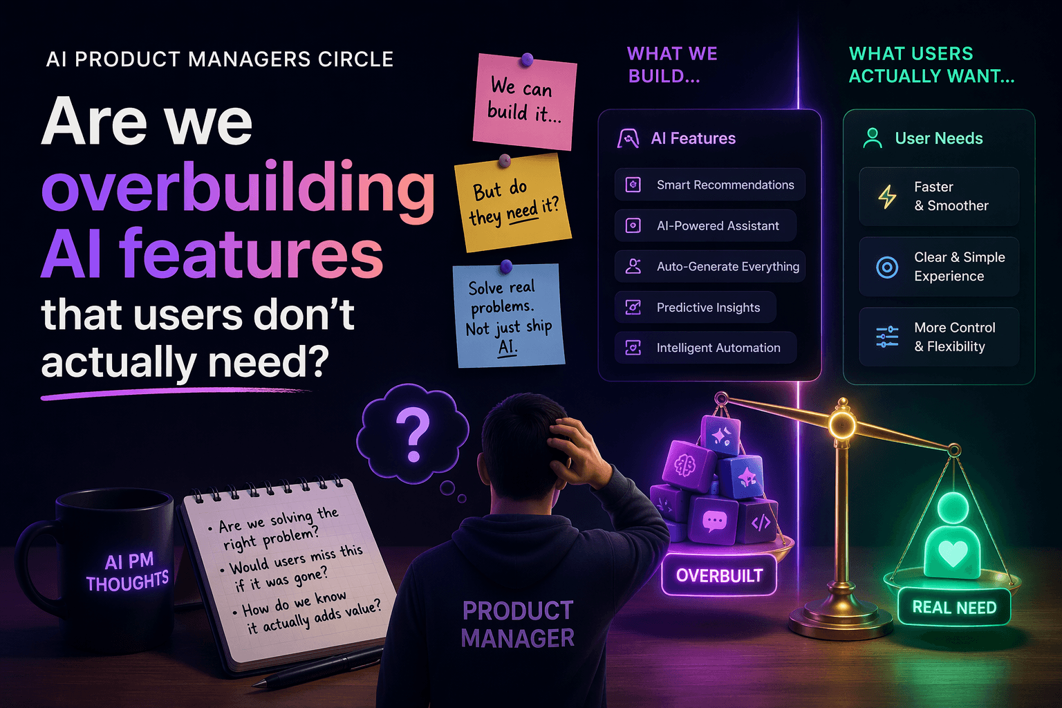 Are we overbuilding AI features that users don’t actually need?