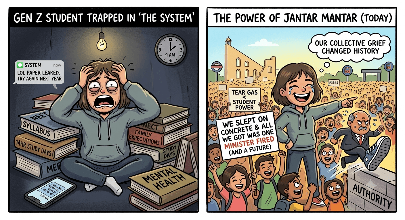 We Slept on the Streets of Delhi for Weeks After the NEET Scam. Today, We Proved Student Power Is Real.